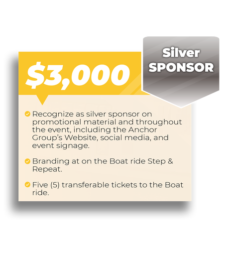 Silver Sponsor $3000